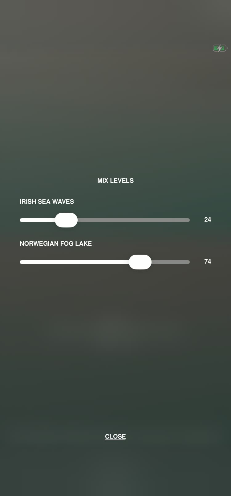 Wonderland sleep sounds app: Your mix